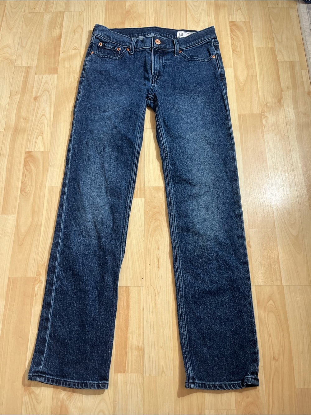 Gap 90s straight low rise dark Wash denim Jeans size 4/27